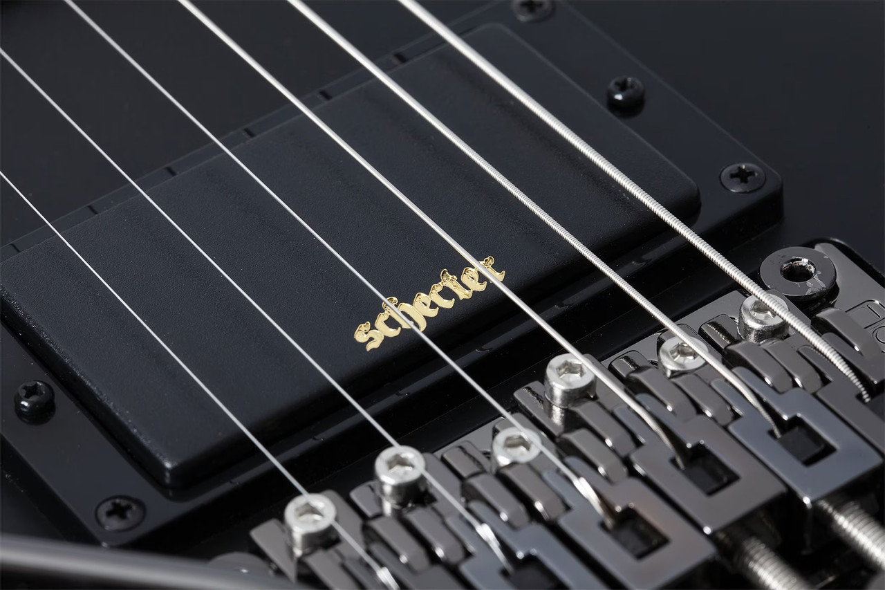 Schecter Demon-6 FR-S LH - Aged Black Satin (3670)