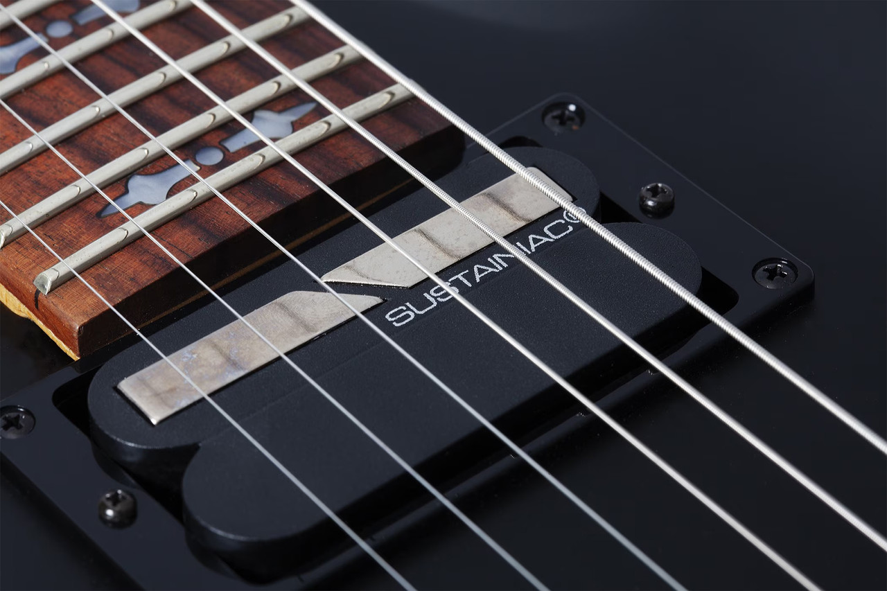 Schecter Demon-6 FR-S LH - Aged Black Satin (3670) | Musician Madness