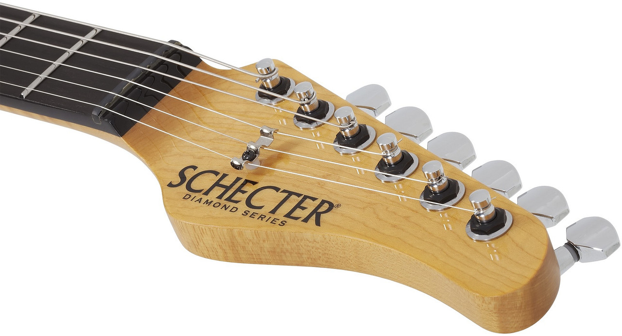 Schecter PT Classic w/ Case - Transparent Black Burst (7323)