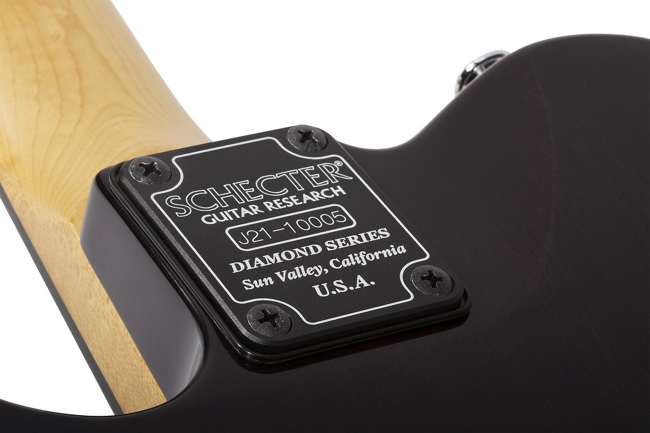 Schecter PT Classic w/ Case - Transparent Black Burst (7323) | Musician Madness