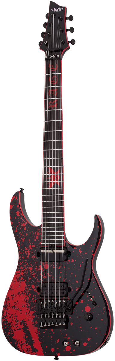 Schecter Sullivan King Banshee-7 FR-S - Obsidian Blood (2485)