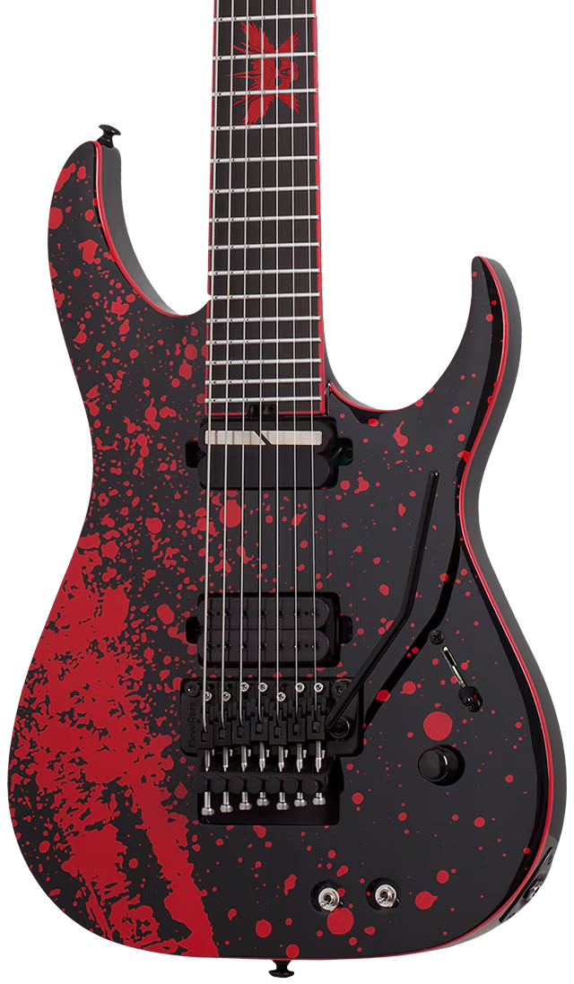 Schecter Sullivan King Banshee-7 FR-S - Obsidian Blood (2485) | Musician Madness