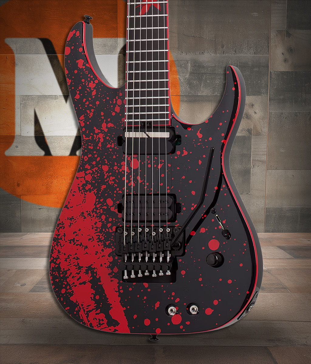 Schecter Sullivan King Banshee-7 FR-S - Obsidian Blood (2485)