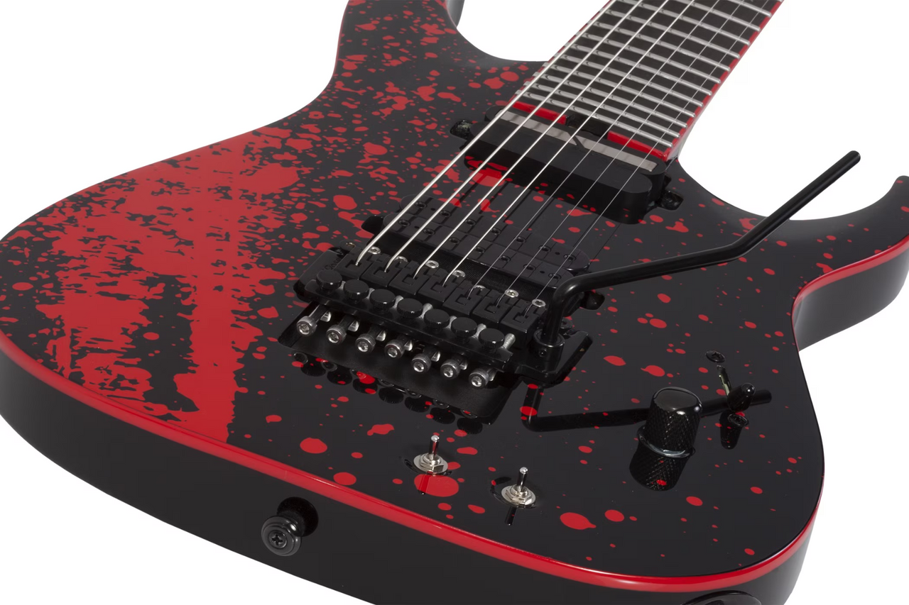 Schecter Sullivan King Banshee-7 FR-S - Obsidian Blood (2485) | Musician Madness