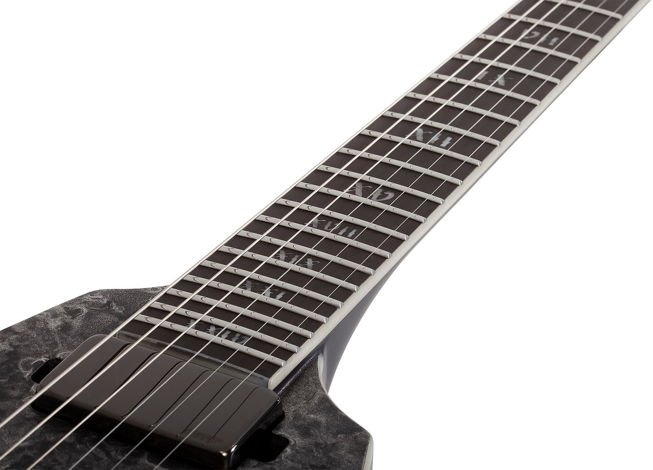 Schecter Juan of the Dead V-1 Electric Guitar - Black Reign (914) | Musician Madness