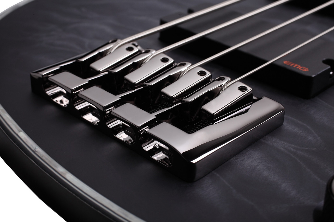 Schecter Hellraiser Extreme-4 - See-Thru Black Satin (STBLS) (1909)