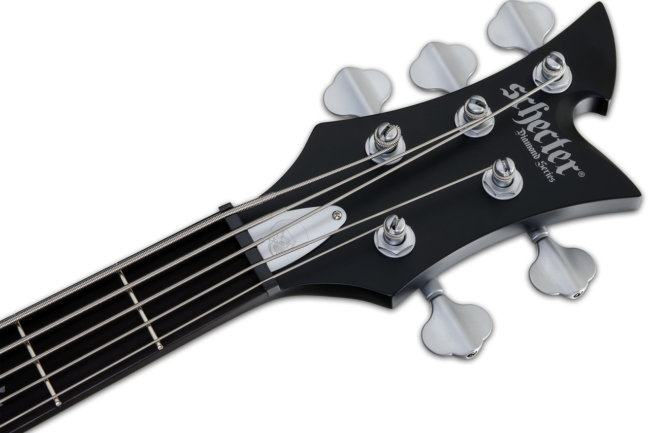 Schecter Johnny Christ-5 Bass - Satin Black (278) | Musician Madness