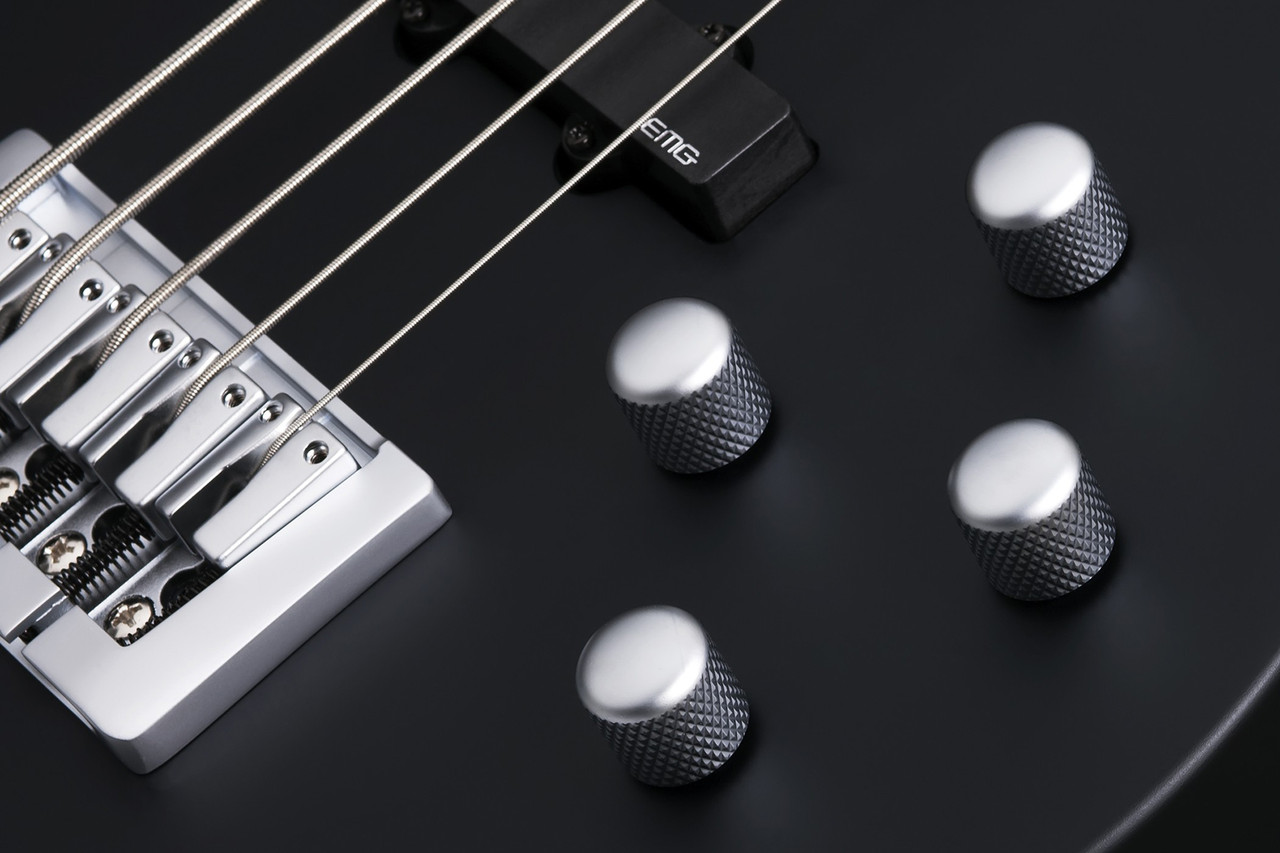 Schecter Johnny Christ-5 Bass - Satin Black (278) | Musician Madness