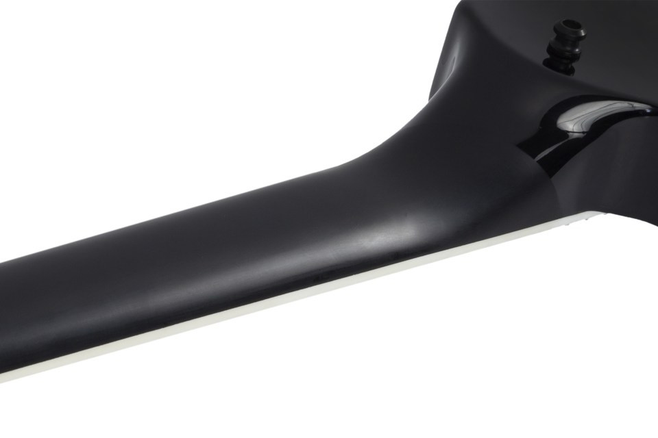 Schecter RavenDark V FR Abbath Signature - Gloss Black with Silver Pinstripes (287)