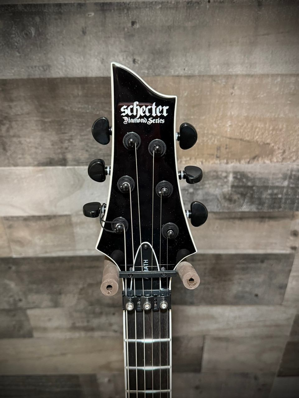 Schecter RavenDark V FR Abbath Signature - Gloss Black with Silver