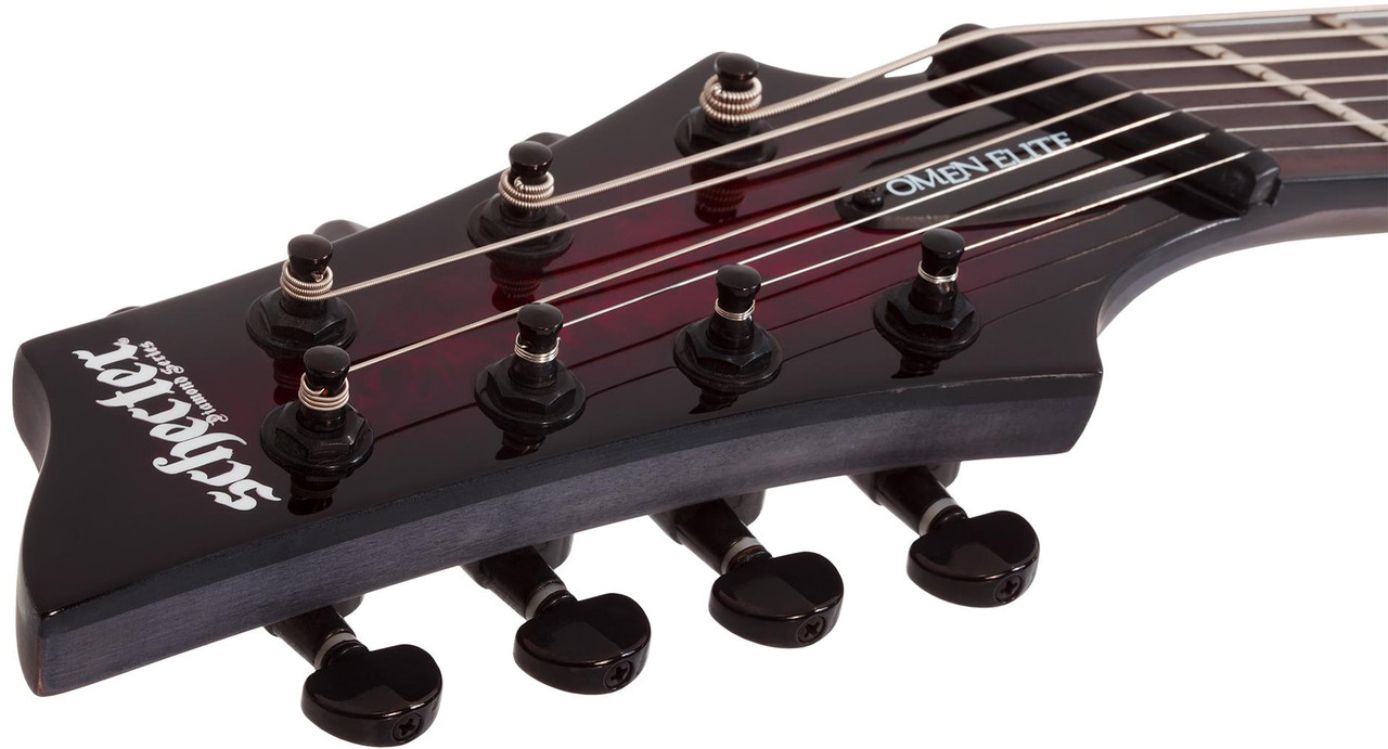 Schecter Omen Elite-7 MS LH - Black Cherry Burst (2468)