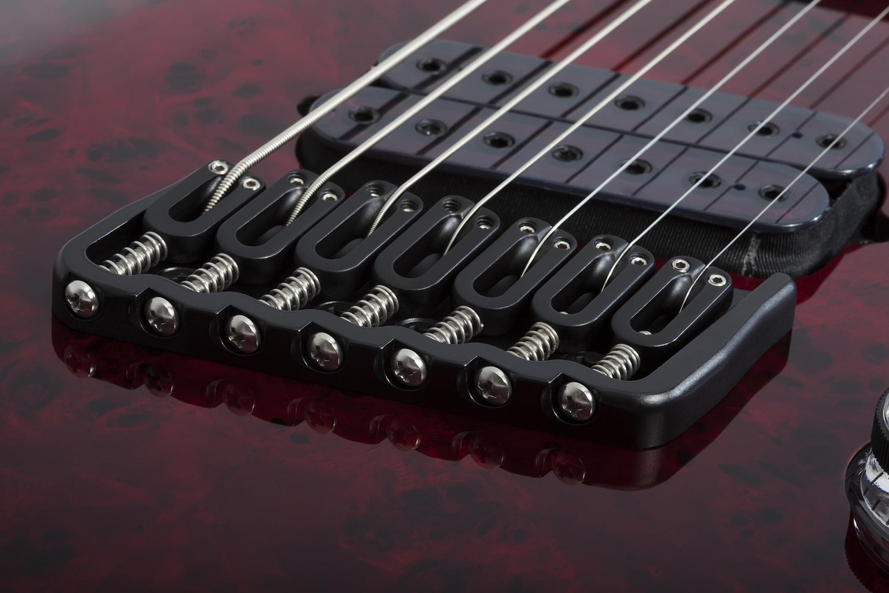 Schecter Omen Elite-7 MS - Black Cherry Burst (2462) | Musician Madness