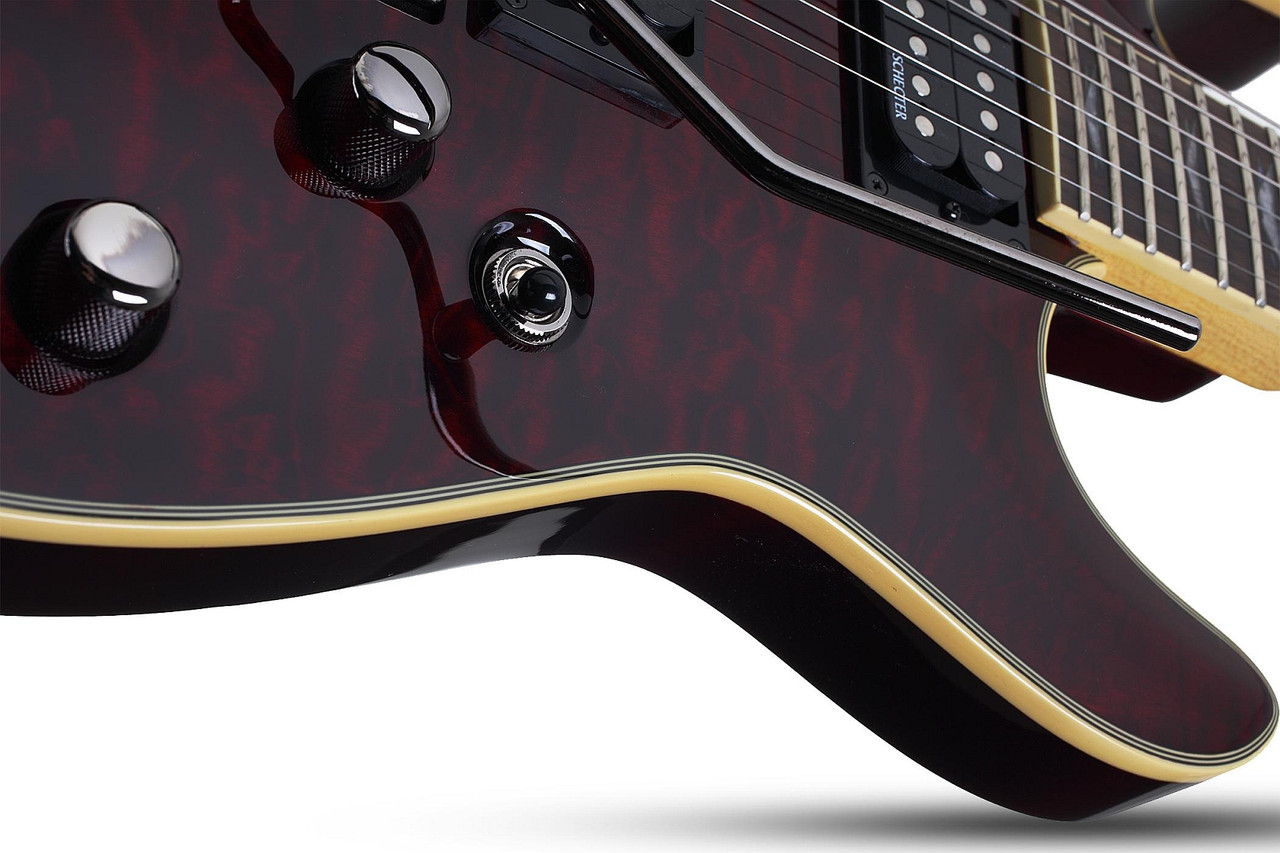 Schecter Omen Extreme-FR LH - Black Cherry (2010) | Musician Madness