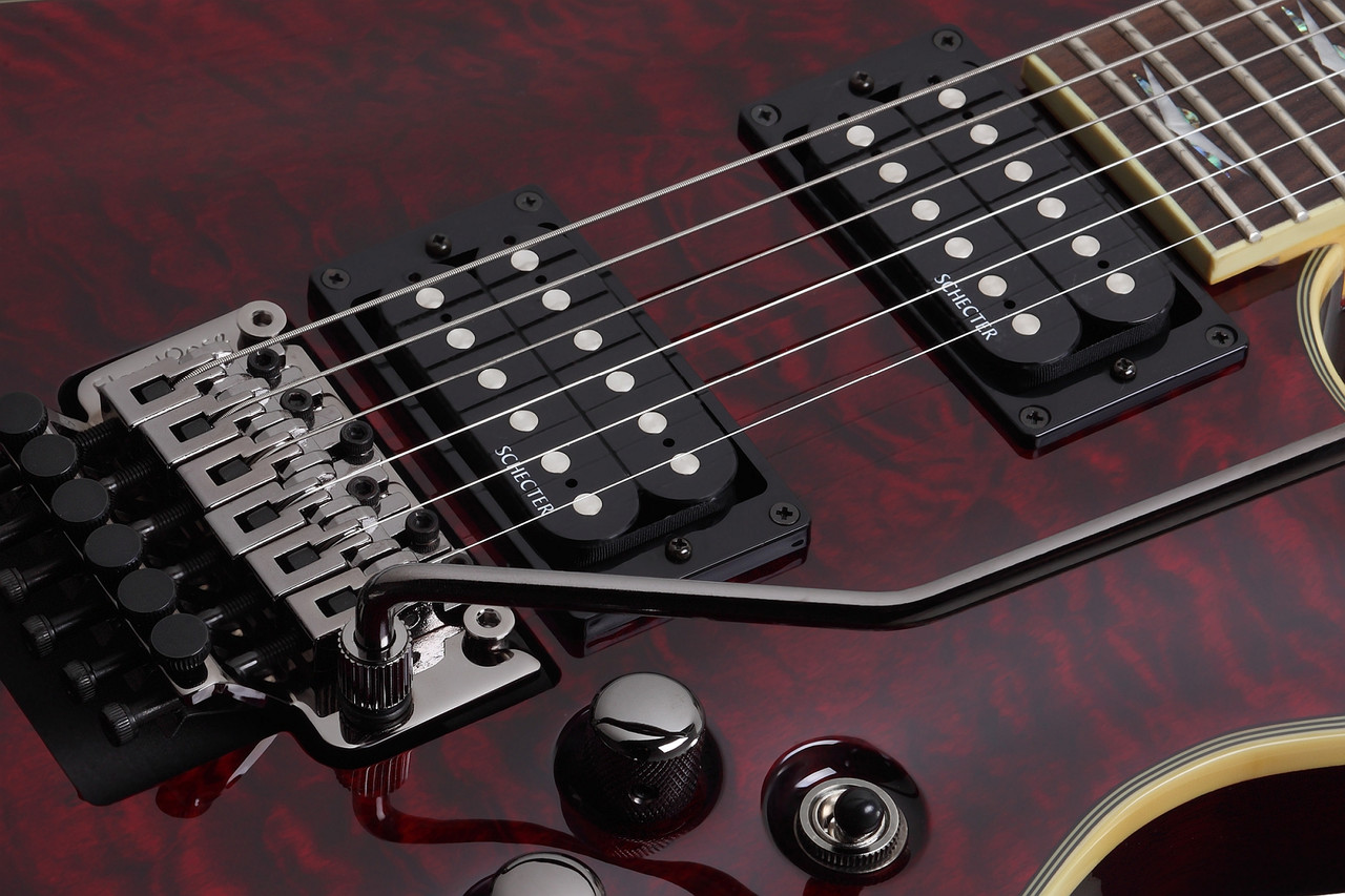 Schecter Omen Extreme-FR LH - Black Cherry (2010) | Musician Madness