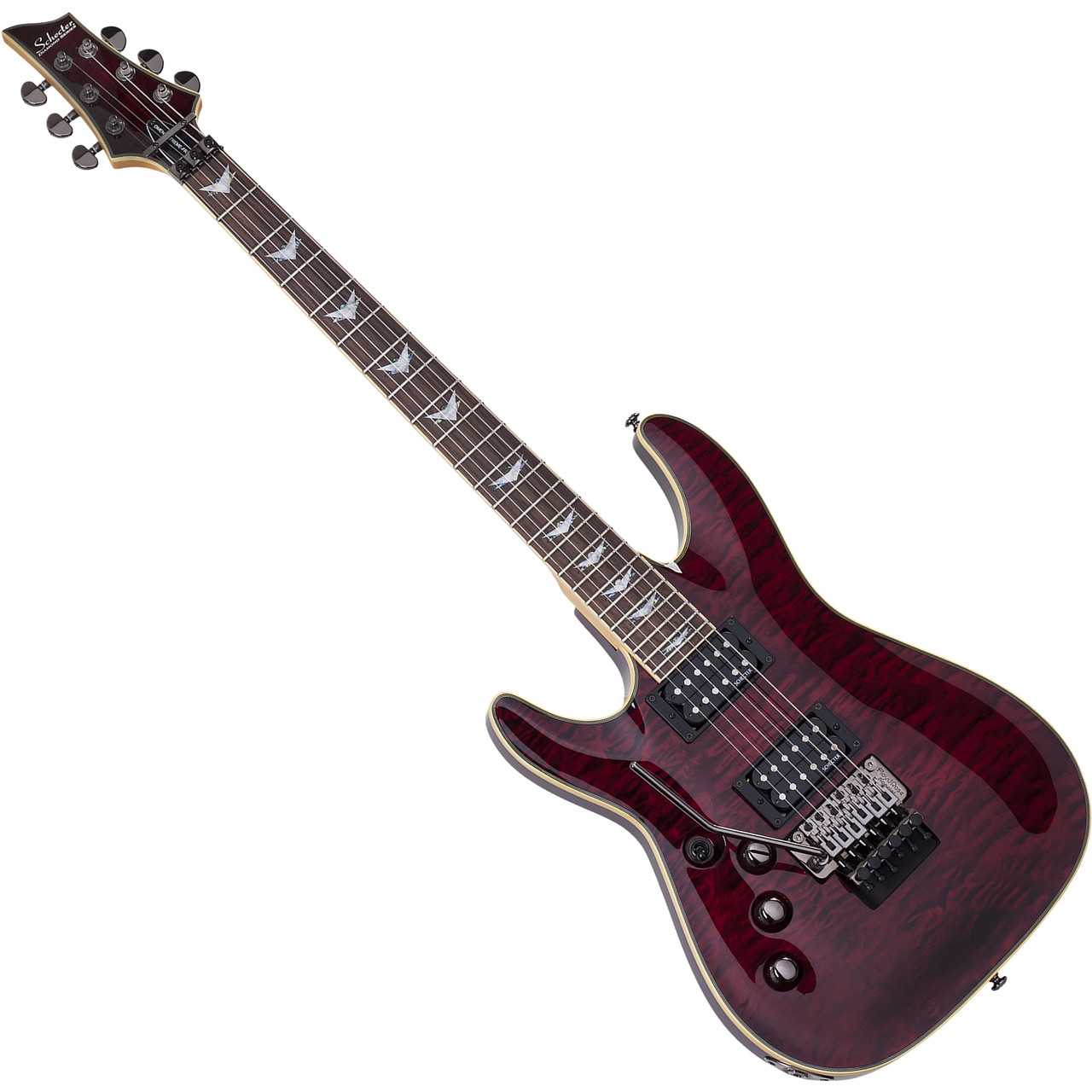 Schecter Omen Extreme-FR LH - Black Cherry (2010) | Musician Madness