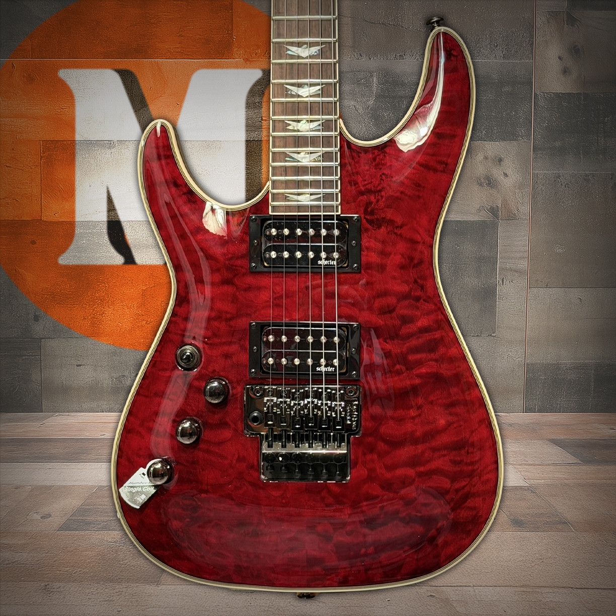 Schecter Omen Extreme-FR LH - Black Cherry (2010) | Musician Madness