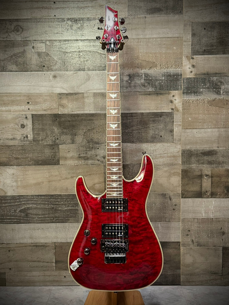 Schecter Omen Extreme-FR LH - Black Cherry (2010) | Musician Madness