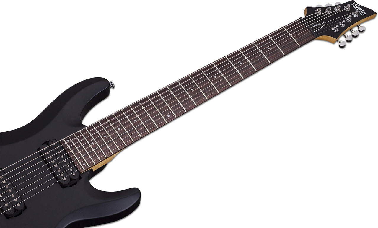 Schecter C-8 Deluxe LH - Satin Black (442)