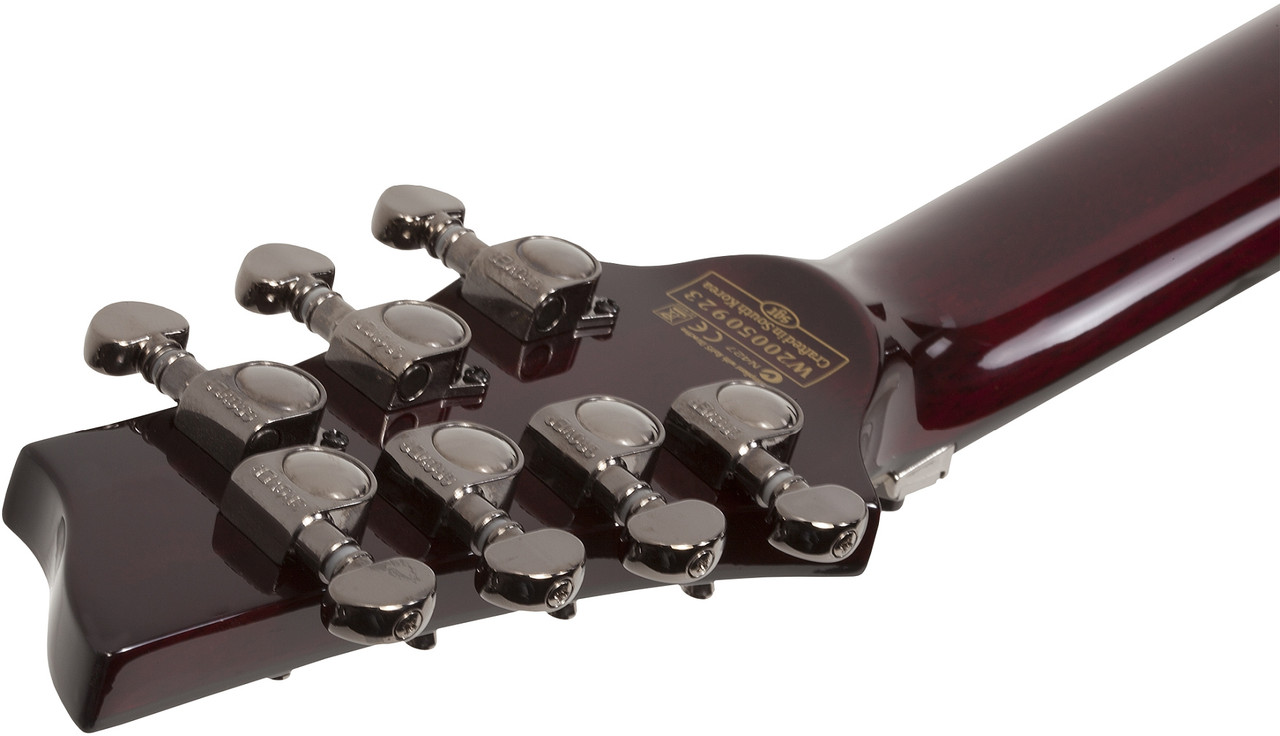 Schecter Hellraiser C-7 FR S - Black Cherry (BCH) (1829) | Musician Madness