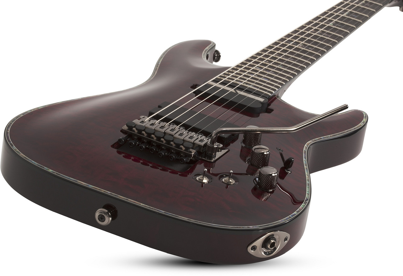 Schecter Hellraiser C-7 FR S - Black Cherry (BCH) (1829) | Musician Madness