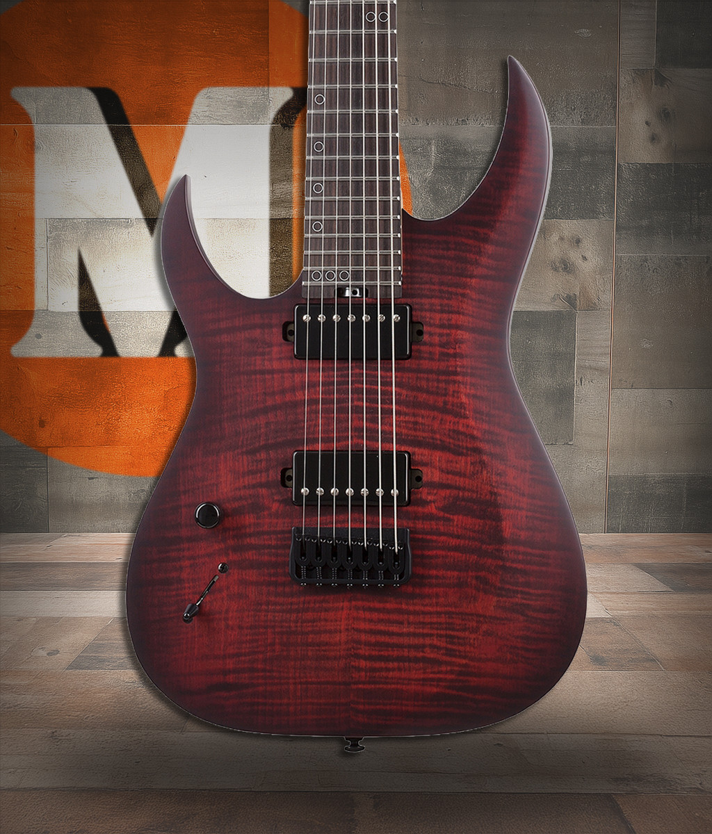 Schecter Sunset-7 Extreme LH - Scarlet Burst (2577)