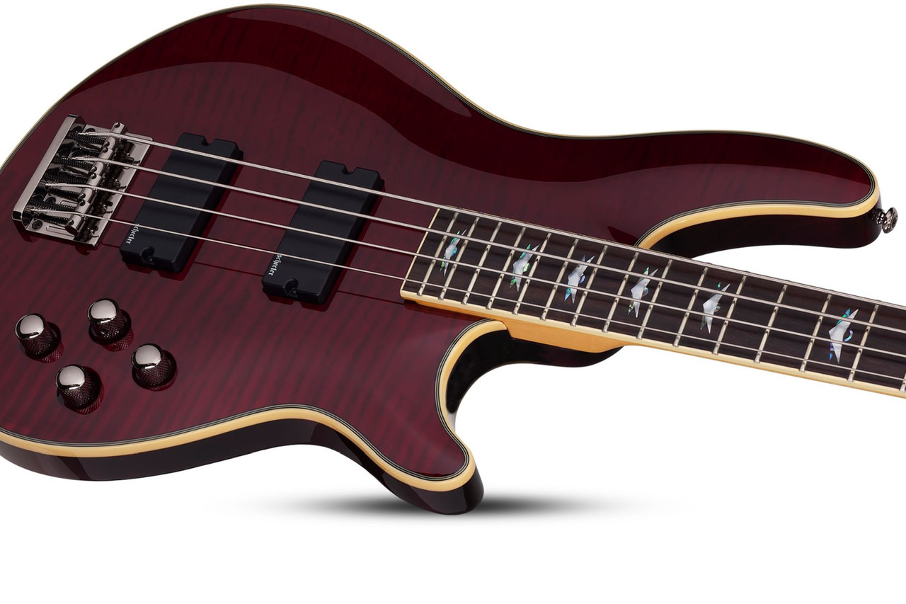 Schecter Omen Extreme-4 Left Hand Electric Guitar - Black Cherry (2046)