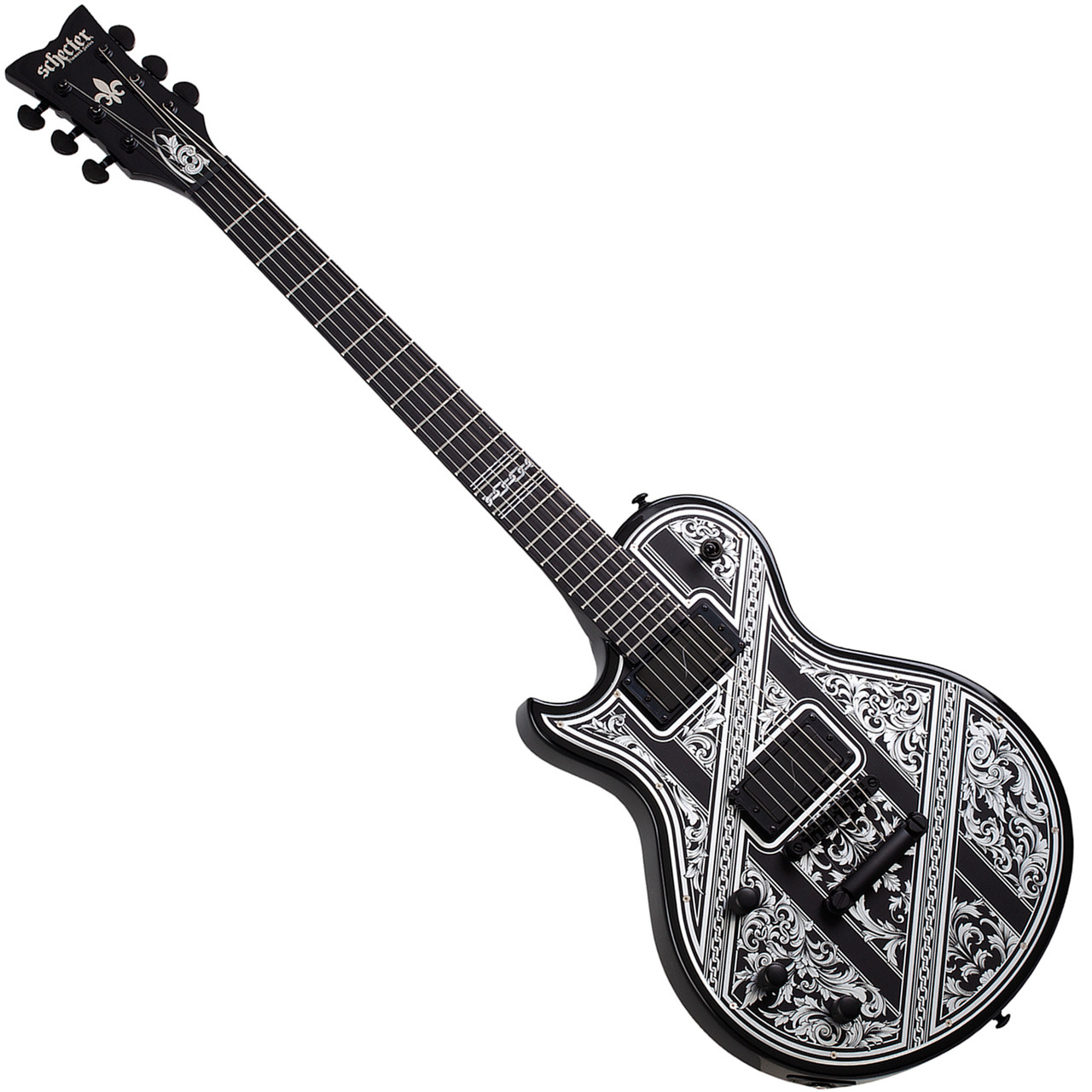 Schecter Solo-II Przym Palladium LH - Gloss Black (925)