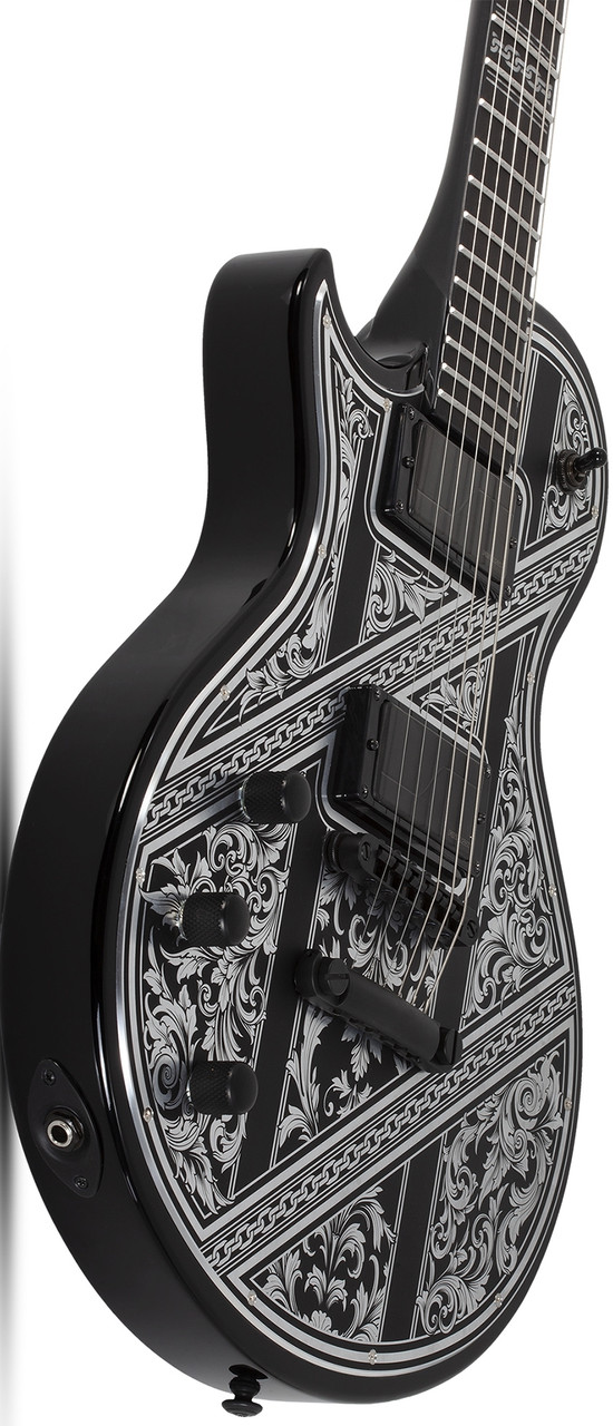 Schecter Solo-II Przym Palladium LH - Gloss Black (925)
