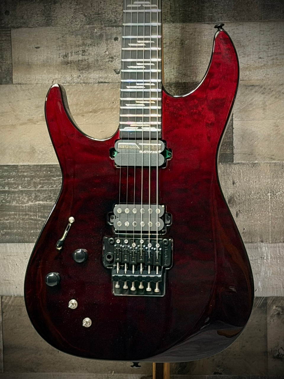 Schecter Reaper-6 FR S Elite Left Hand Electric Guitar - Blood Burst (2184) | Musician Madness