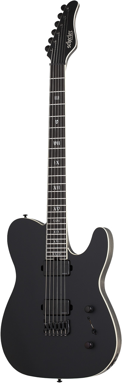 Schecter PT SLS Elite Evil Twin - Satin Black (1342) | Musician Madness