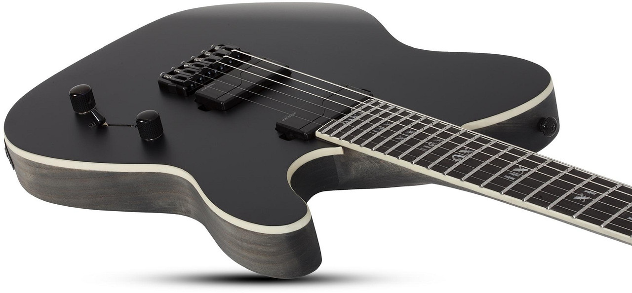 Schecter PT SLS Elite Evil Twin - Satin Black (1342) | Musician Madness