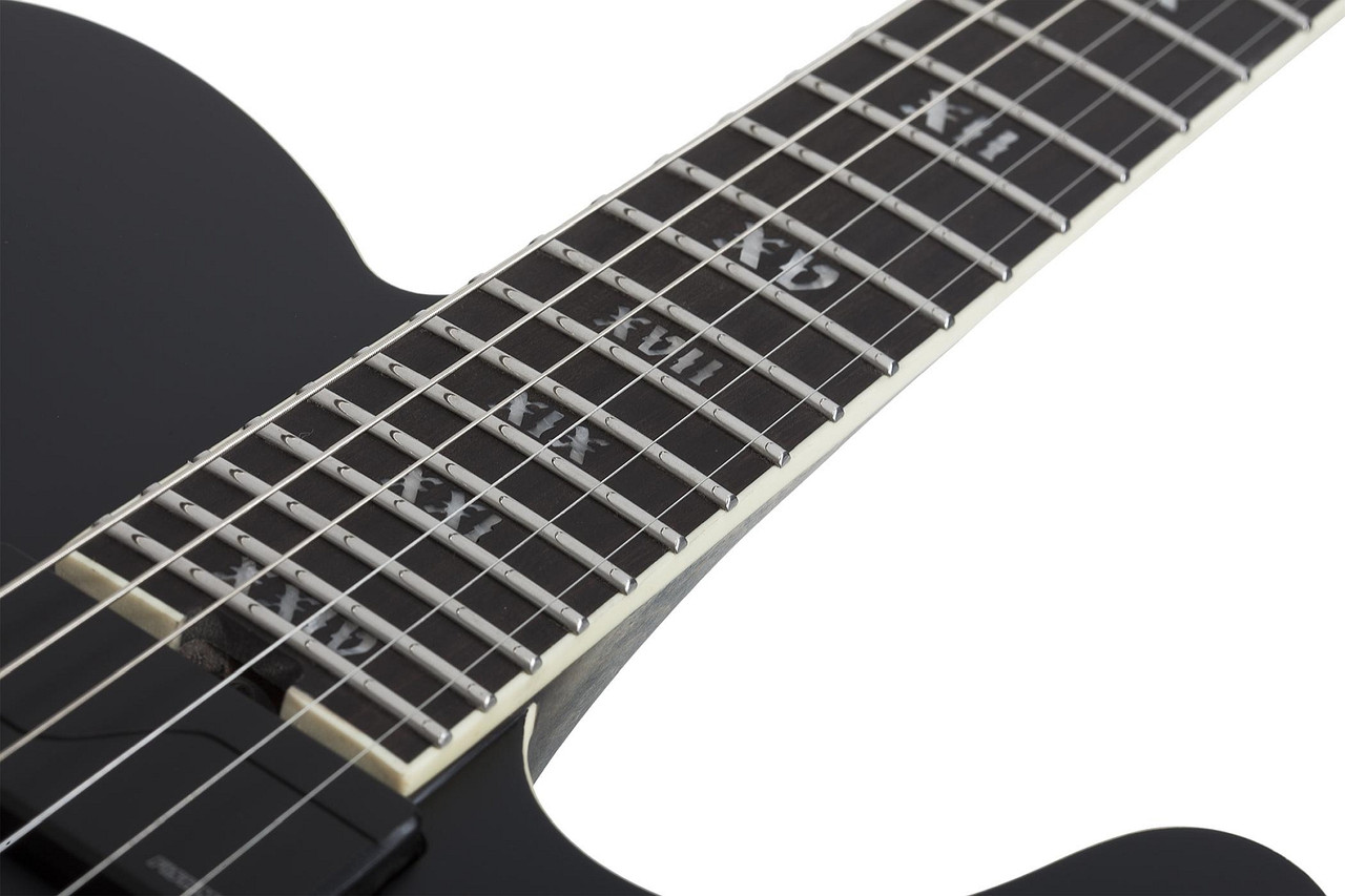 Schecter PT SLS Elite Evil Twin - Satin Black (1342) | Musician Madness