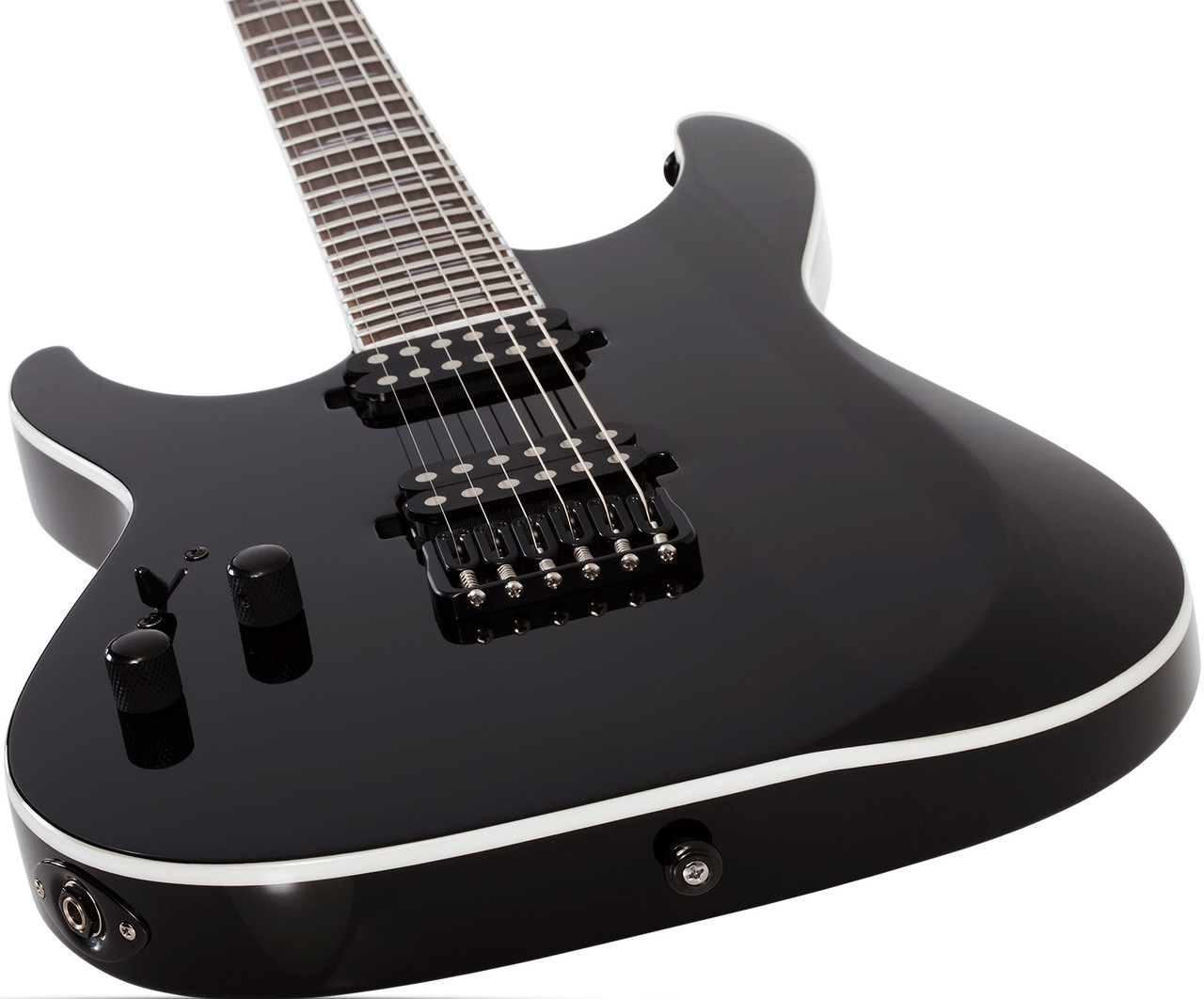 Schecter Reaper-6 Custom LH - Gloss Black (2179) | Musician Madness