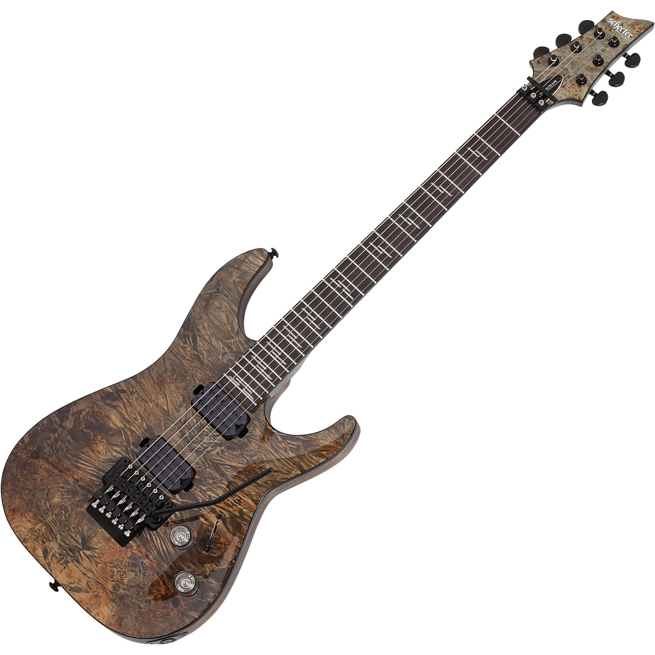 Schecter Omen Elite-6 FR - Charcoal (2454) | Musician Madness