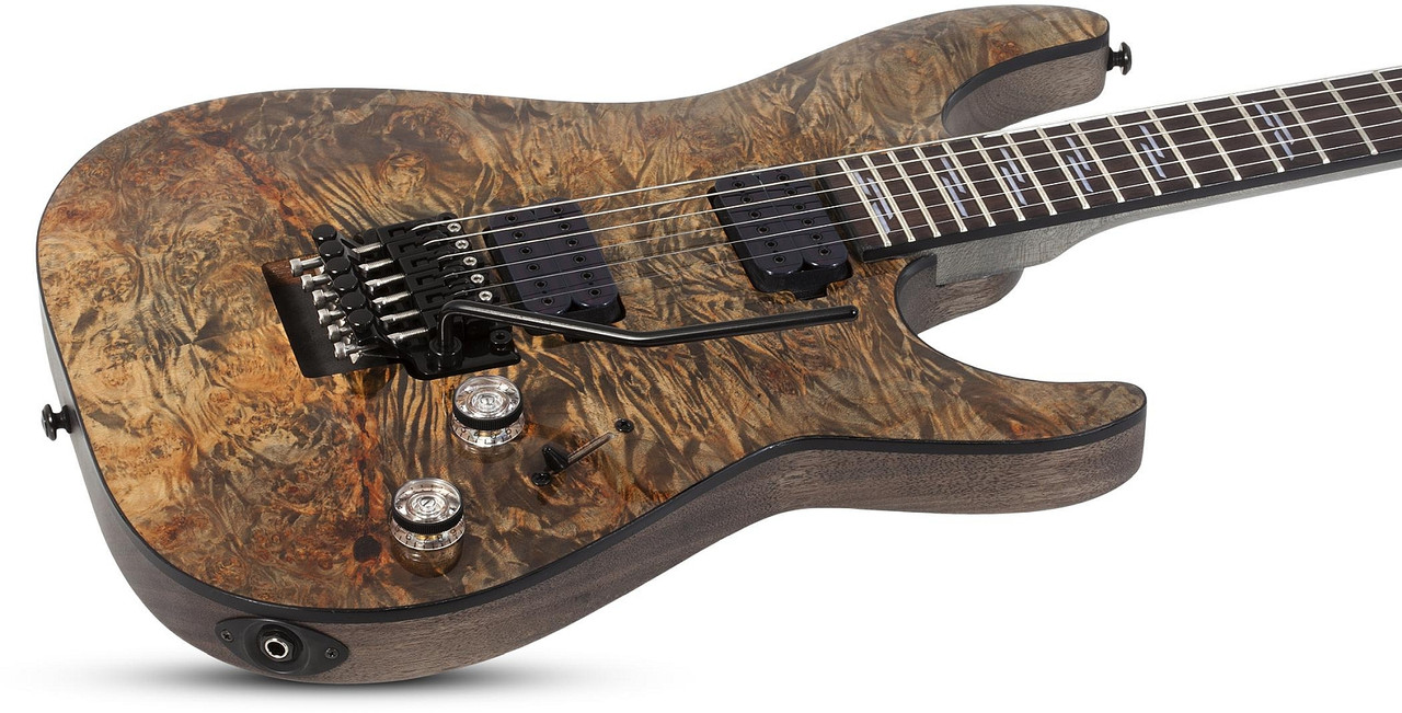 Schecter Omen Elite-6 FR - Charcoal (2454) | Musician Madness