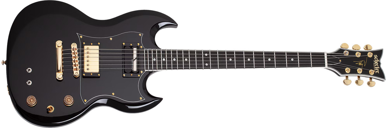 Schecter ZV-H6LLYW66D-S - Gloss Black (545) | Musician Madness