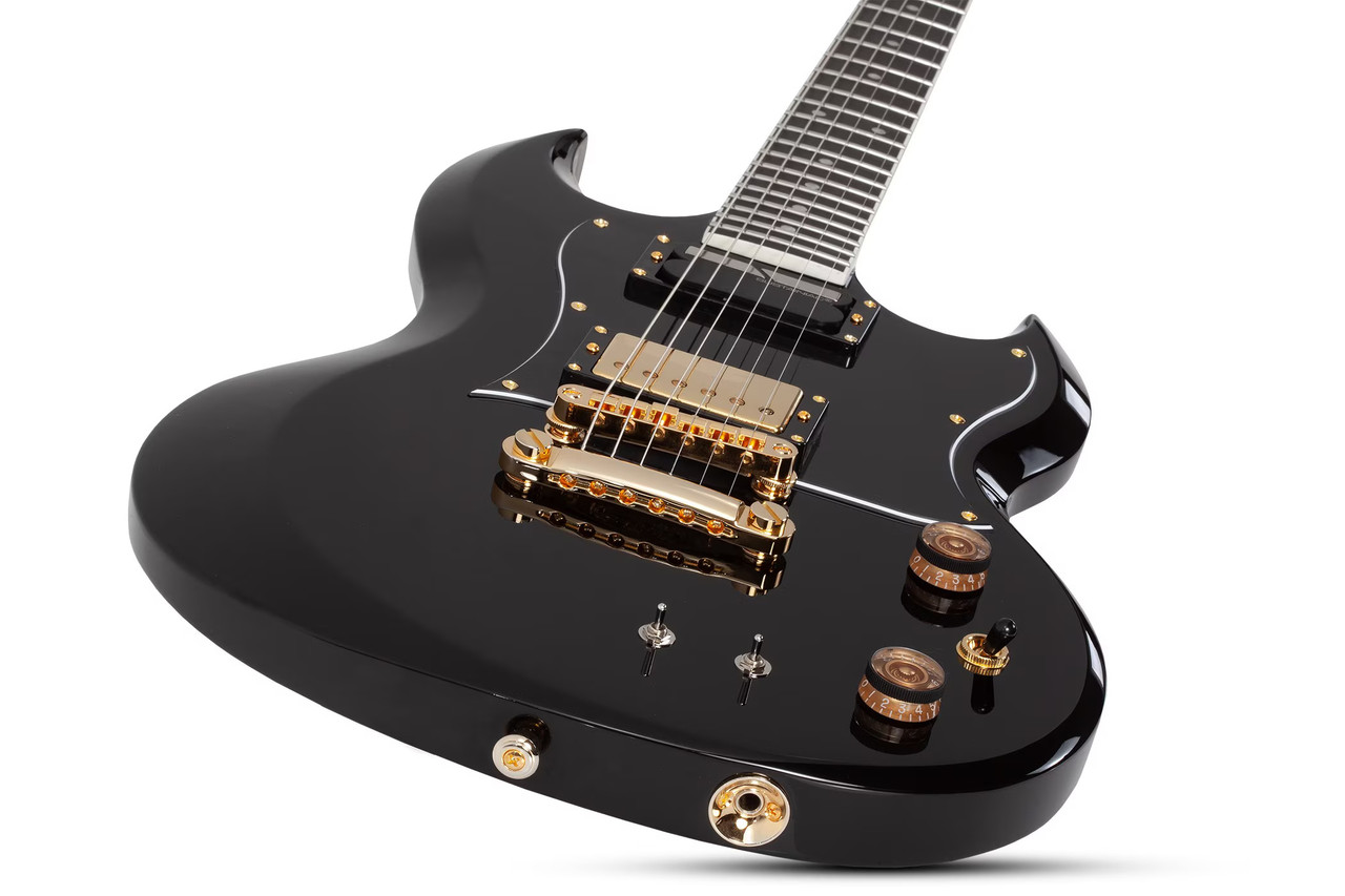 Schecter ZV-H6LLYW66D-S - Gloss Black (545)