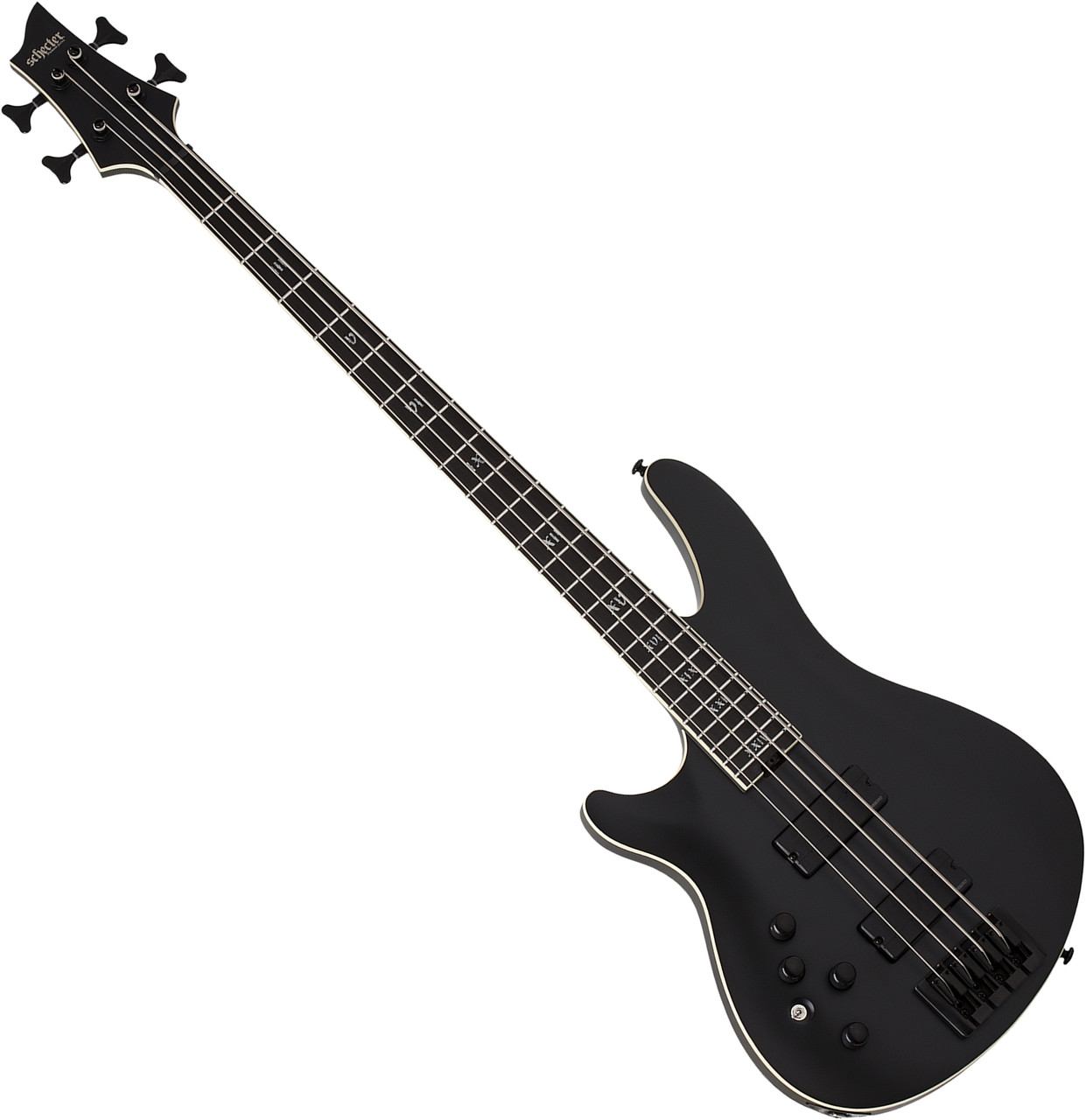 Schecter SLS Evil Twin-4 LH - Satin Black (1396) | Musician Madness