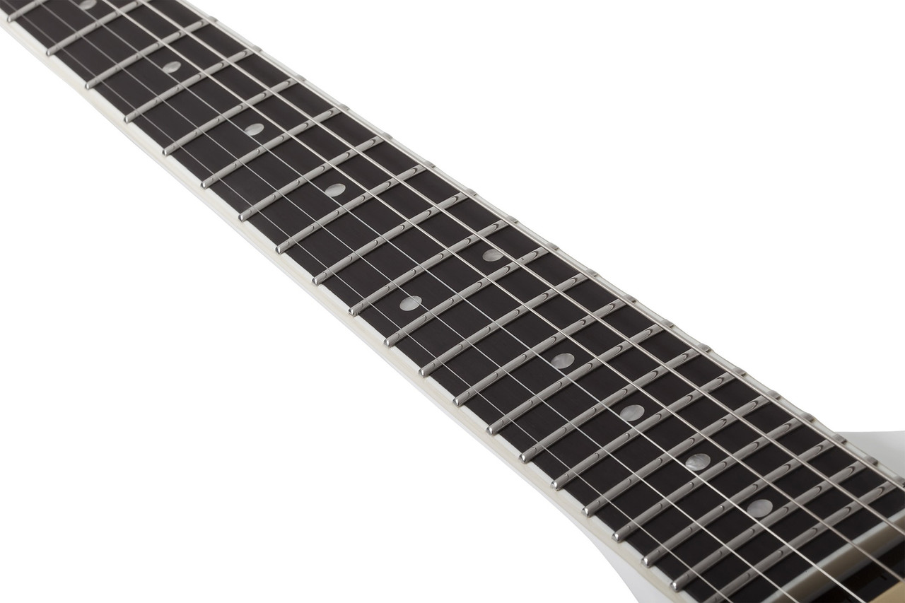 Schecter ZV-H6LLYW66D LH - Gloss White (544) | Musician Madness