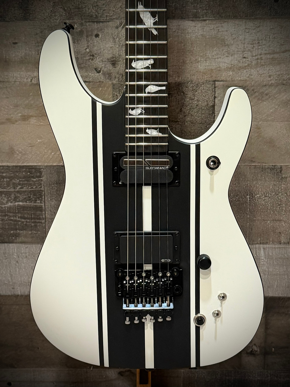 Schecter DJ Ashba Electric Guitar - Satin White (SWHT) (279) | Musician Madness