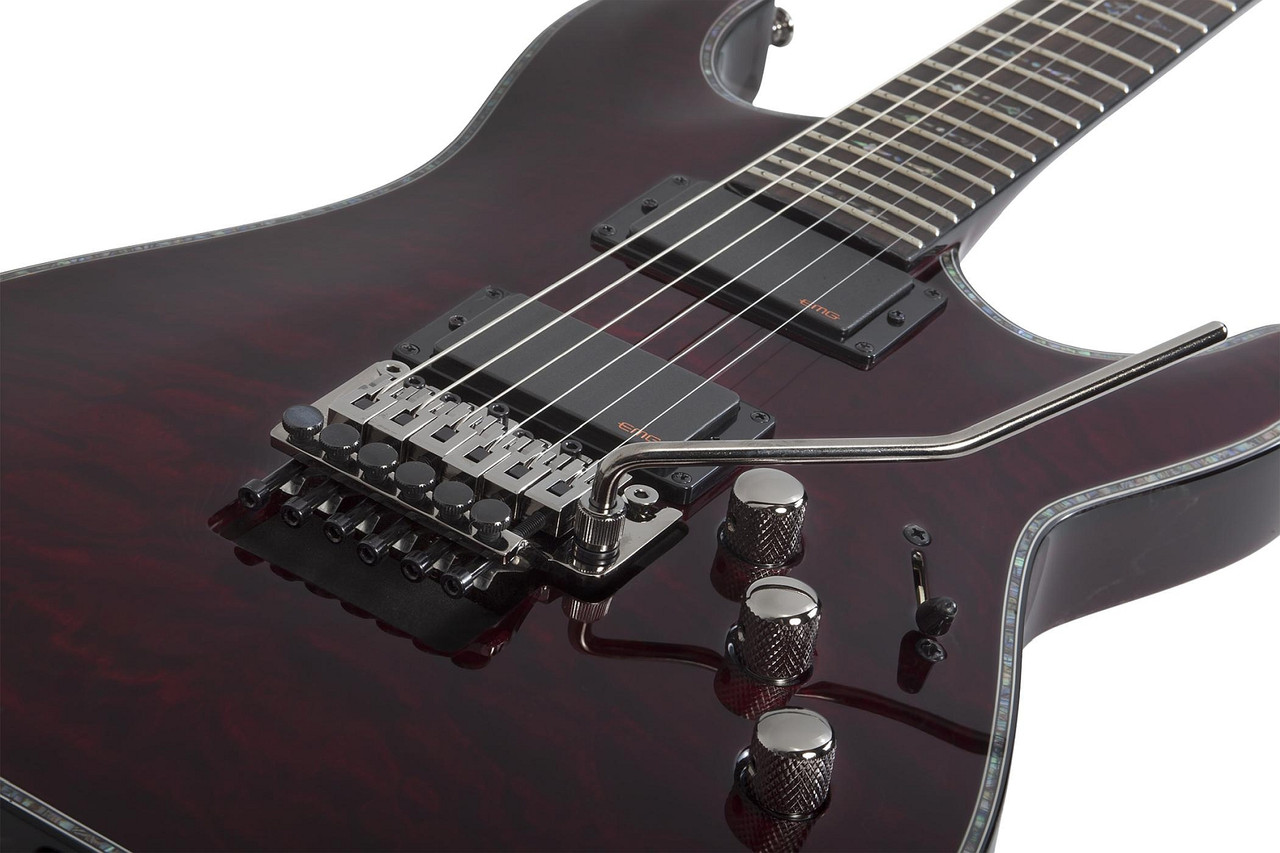 Schecter Hellraiser C-1 FR LH - Black Cherry (1831) | Musician Madness