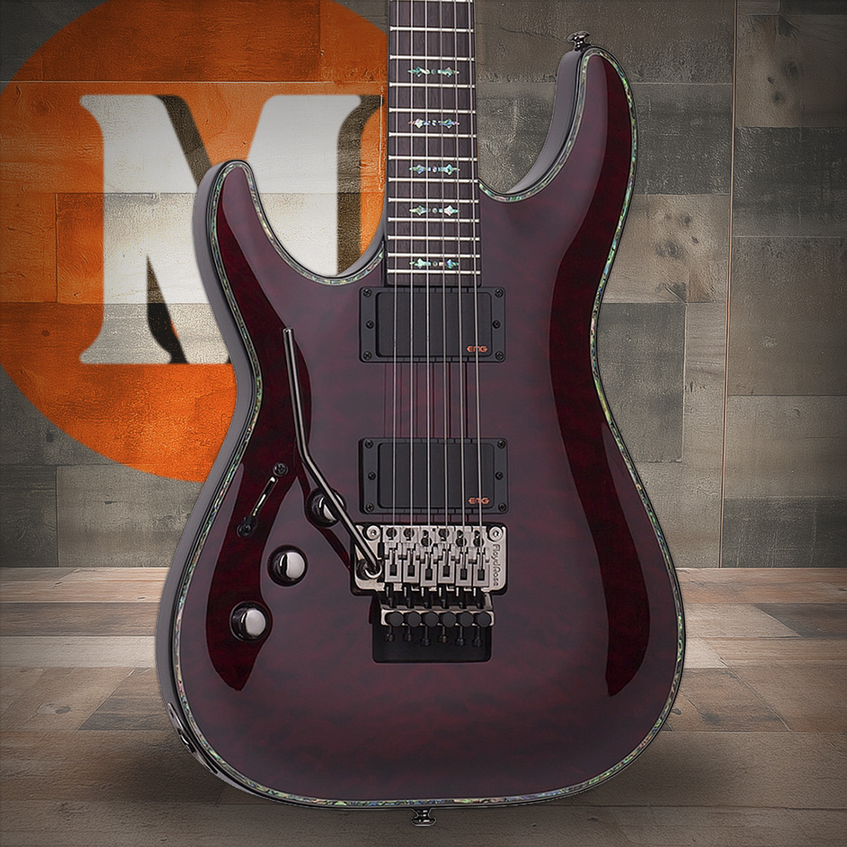 Schecter Hellraiser C-1 FR LH - Black Cherry (1831) | Musician Madness