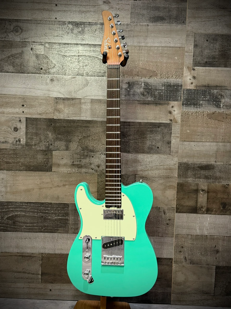 Schecter Nick Johnston PT LH, Nick Johnston PT LH Atomic Green, (1734), Schecter electric guitar, metal electric guitar, left handed, Musician Madness