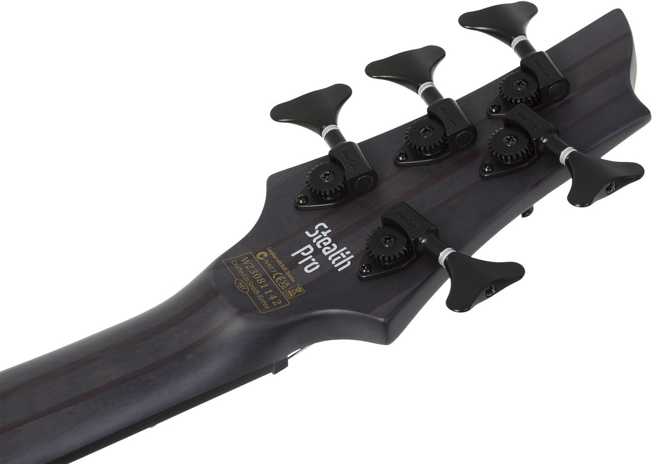 Schecter Stiletto-5 Stealth Pro LH - Satin Black (2274)