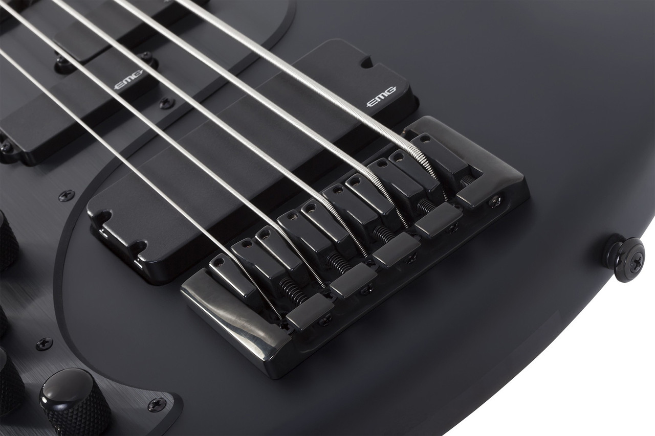 Schecter Stiletto-5 Stealth Pro LH - Satin Black (2274) | Musician Madness