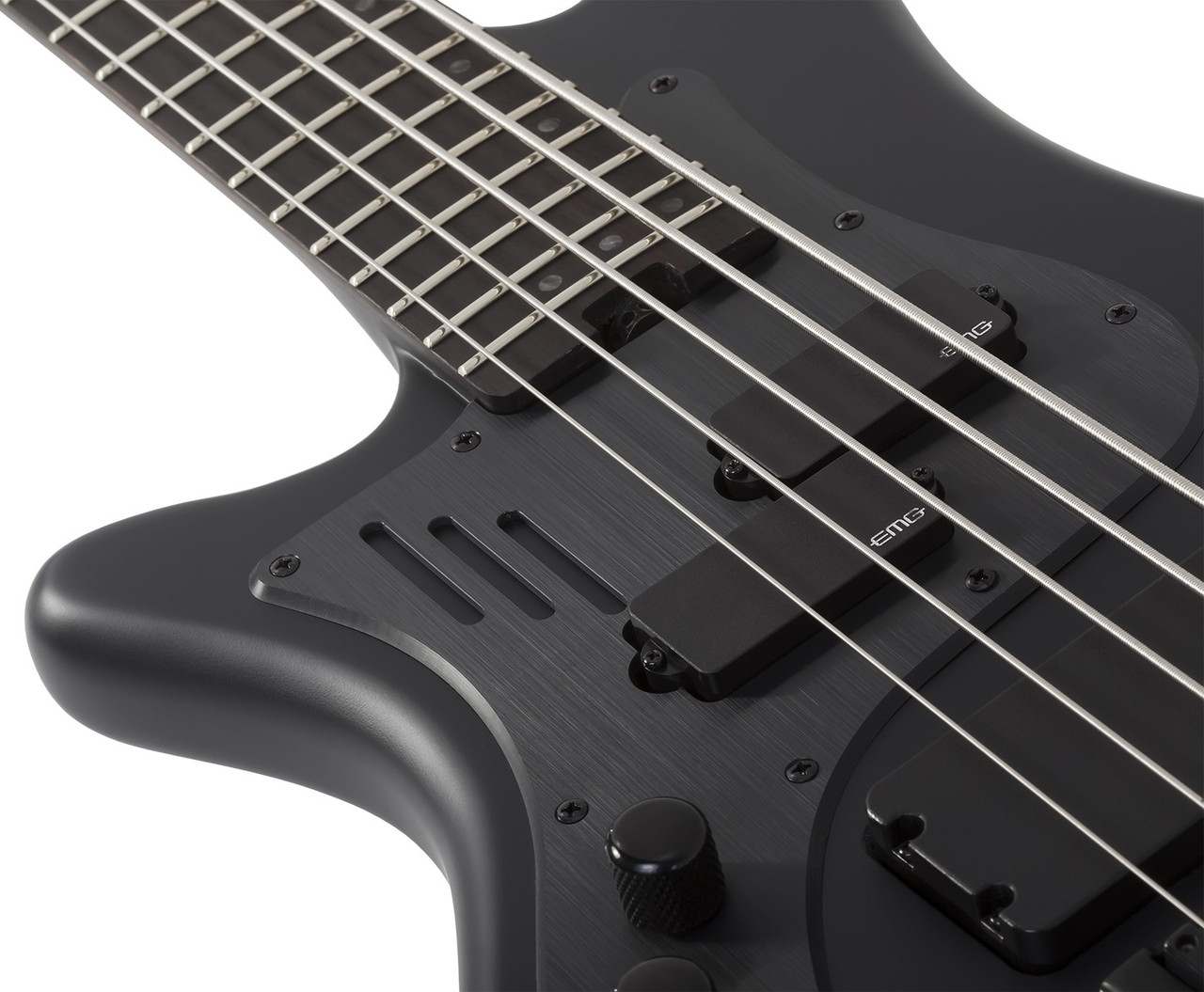 Schecter Stiletto-5 Stealth Pro LH - Satin Black (2274) | Musician Madness