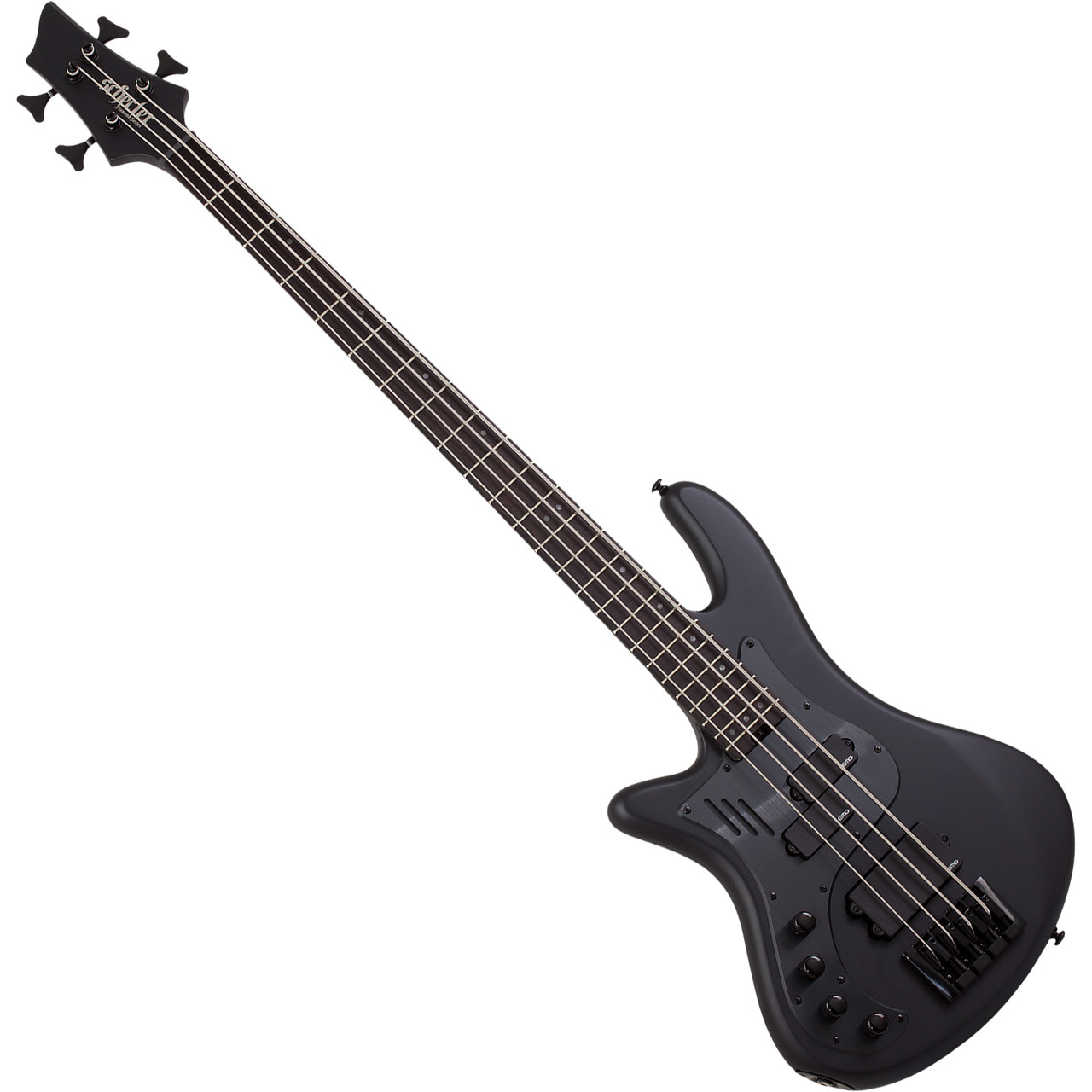 Schecter Stiletto-4 Stealth Pro EX LH - Satin Black (2275) | Musician Madness