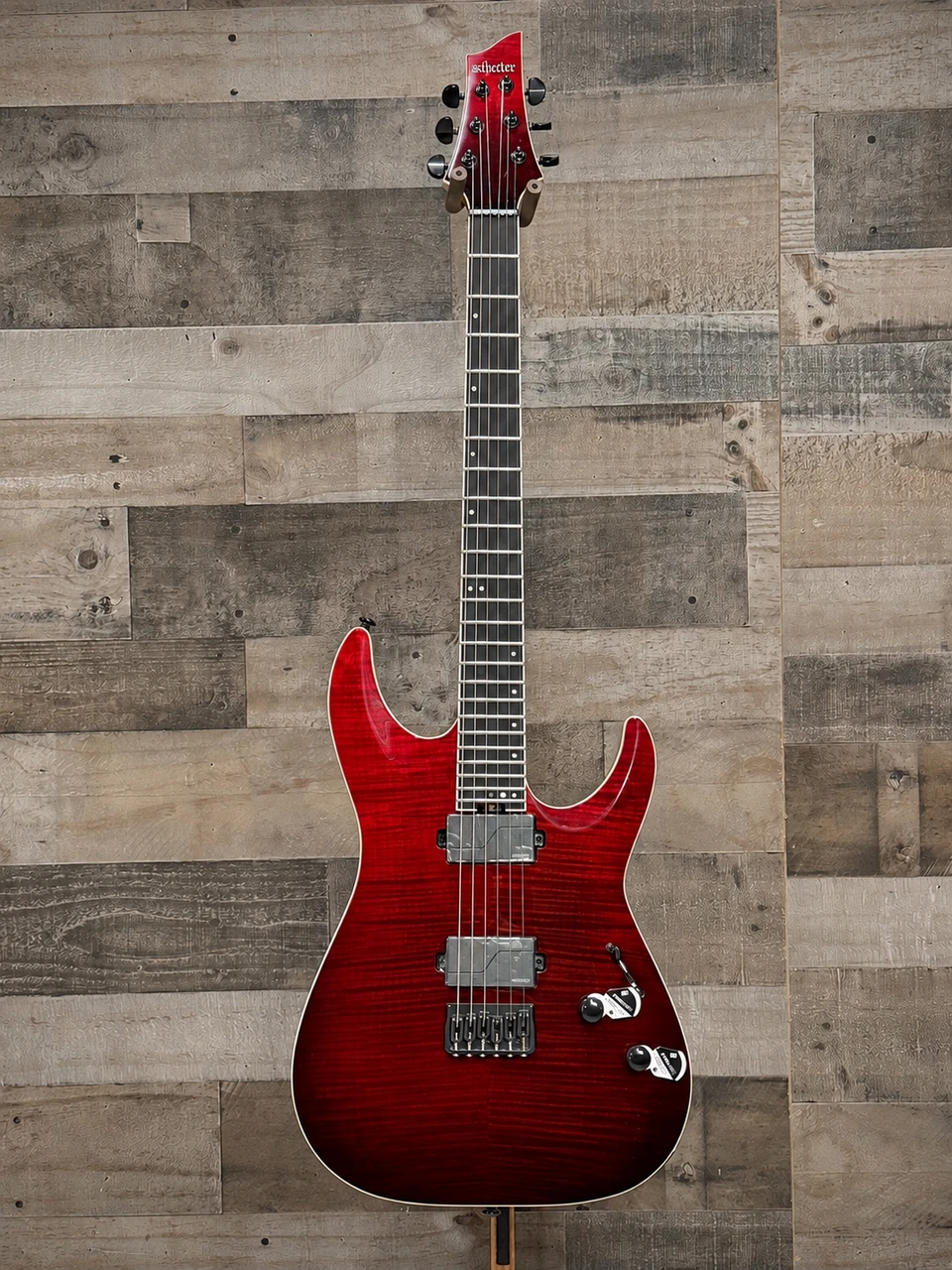 Schecter C-1 SLS Elite Electric Guitar - Blood Burst (1370) | Musician Madness