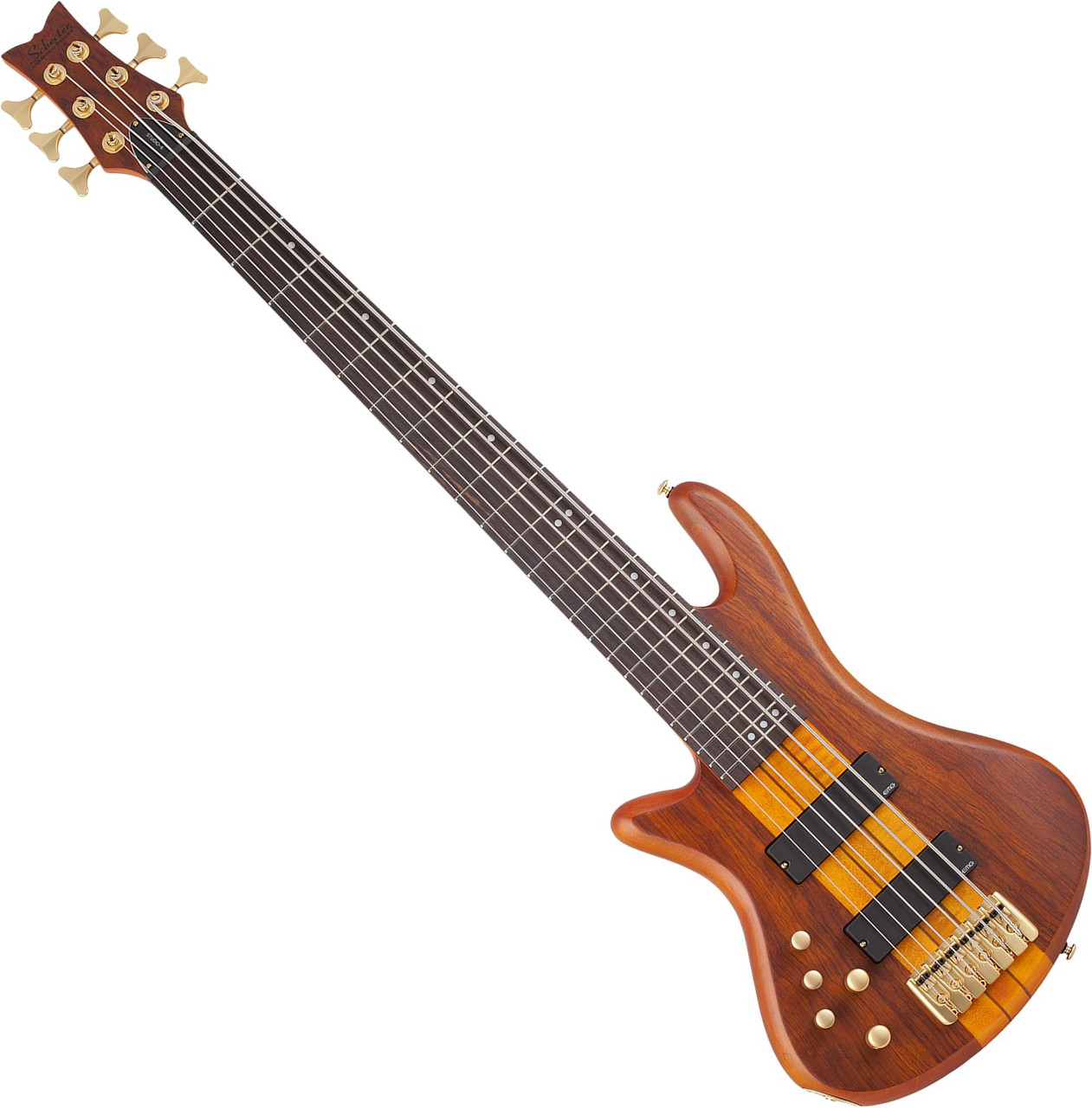 Schecter Stiletto Studio-6 LH - Honey Satin (2790) | Musician Madness