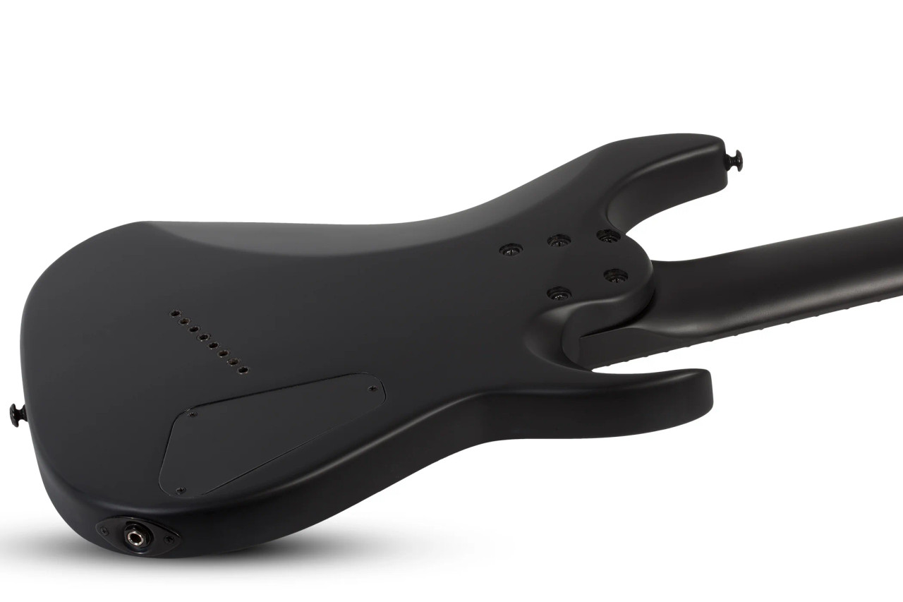 Schecter Damien-8 Multiscale LH - Satin Black (2479) | Musician